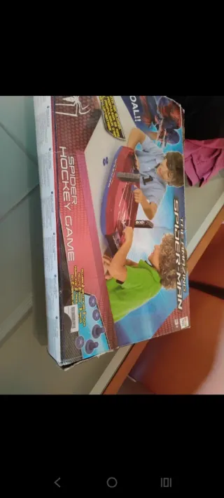 Juego de Hockey de Mesa Spiderman