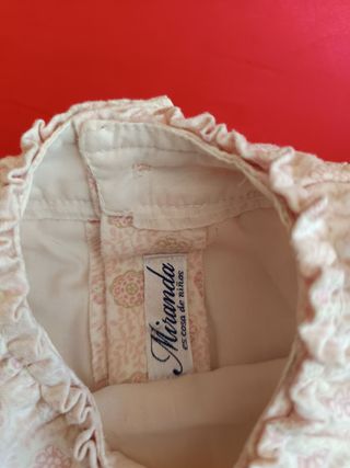 Conjunto niña 3/6 meses vestido y braguita Miranda