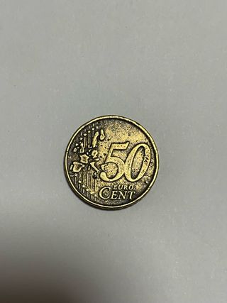 Moneda 50 céntimos de euro Bélgica 1999