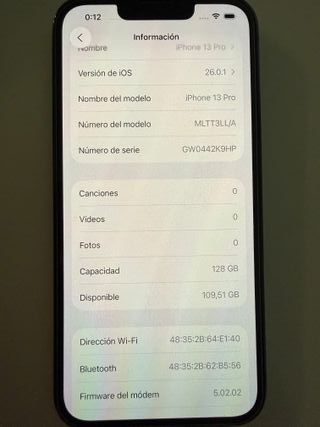 iPhone 13 Pro 128GB Azul Alpino