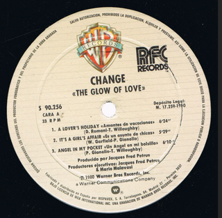 Change - The Glow Of Love 1980 Vinilo