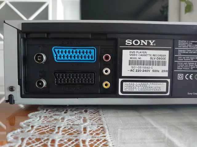 Sony SLV-D900 Reproductor DVD/VHS