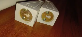 Barra cortina beige 155 cm - Solo venta en persona