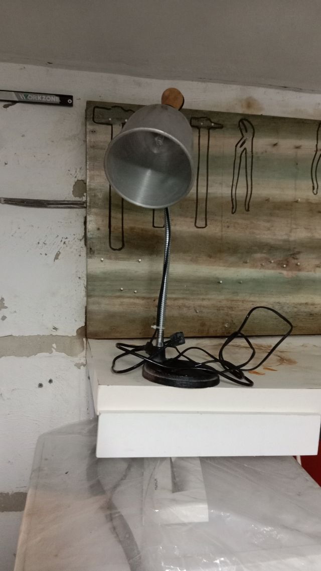 Lámpara Flexo Vintage Metal Madera