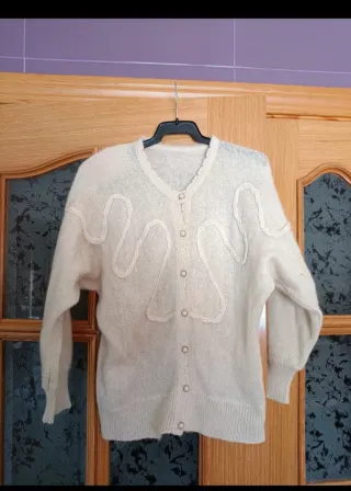 Jersey beige mujer manga larga Talla 38