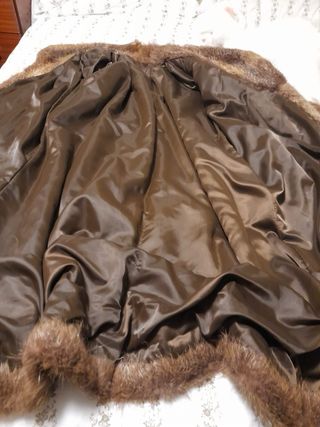 Abrigo de lomos de zorro a medida