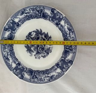 5 Platos Llanos Arcopal Rivanel Azul