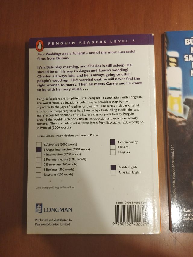Penguin Readers Level 5: "Four Weddings and a F...