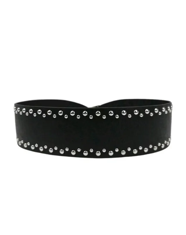 NUEVO Cinturón ancho tachuelas hebilla punk