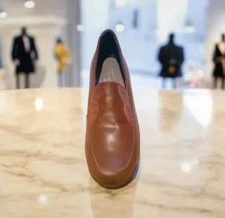 Zapatos de piel confort "Torres Calzados" marrones