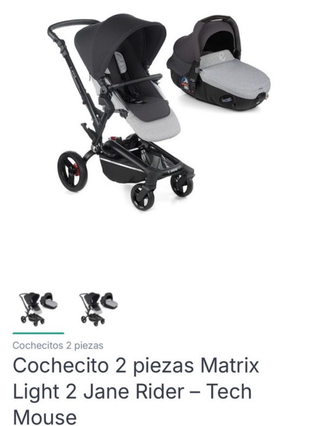 Cochecito Jane Rider Matrix Tech Mouse.