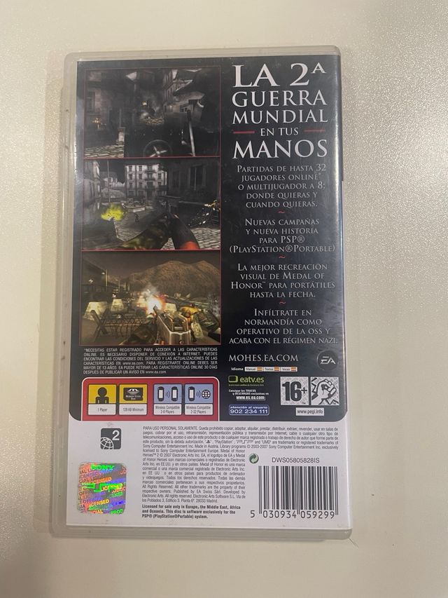 Medal of Honor Heroes 2 PSP