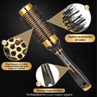 Cepillo SHINLEA 33mm rizos, volumen y brillo