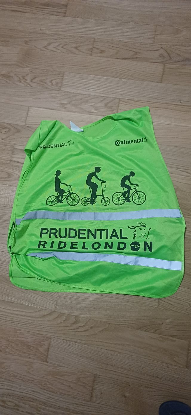 Gilet Prudential Ride London Giallo Taglia L