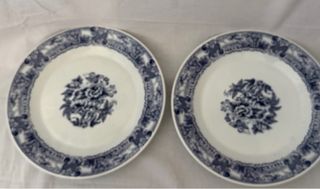 2 Fuentes hondas Arcopal Rivanel Azul 29 cm