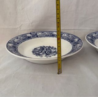 2 Fuentes hondas Arcopal Rivanel Azul 29 cm