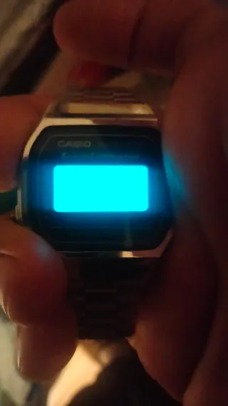 Casio A168 Plata Digital