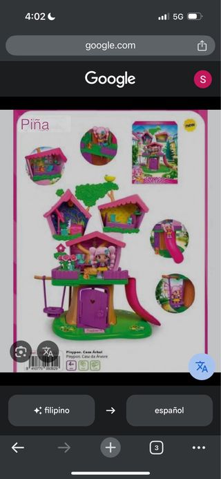 Casita árbol PinyPon con accesorios