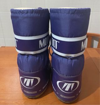 Moon Boot Viola e Bianco 35 - 38