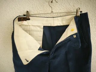 Pantalón pana hombre Rivolta azul
