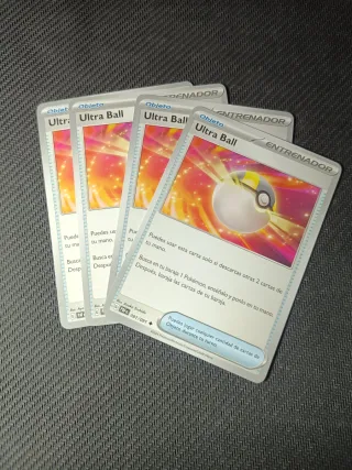 Pokémon Playset x4 Ultra Ball