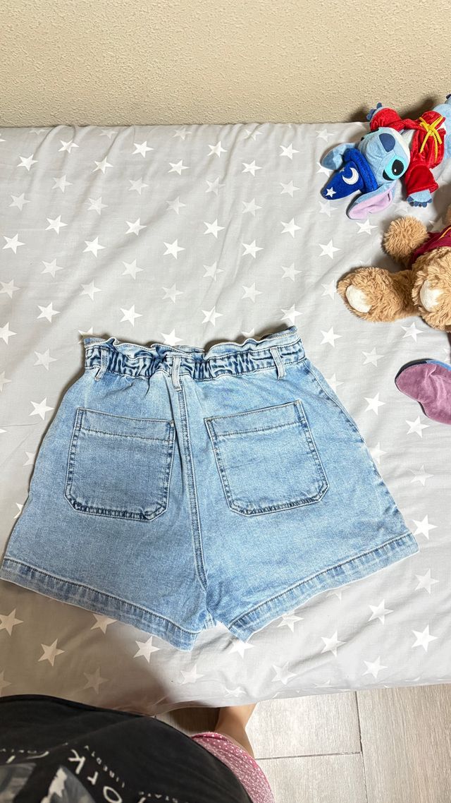 Shorts vaqueros de cintura alta