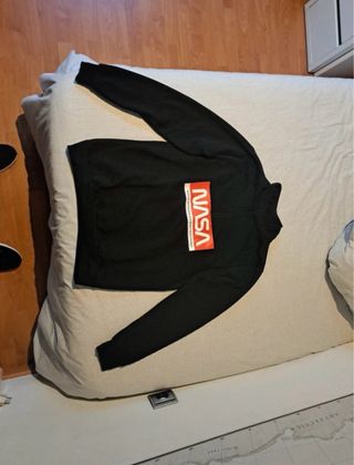 Sudadera NASA Negra Sin Usar