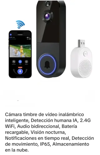 Cámara Timbre Inteligente WiFi
