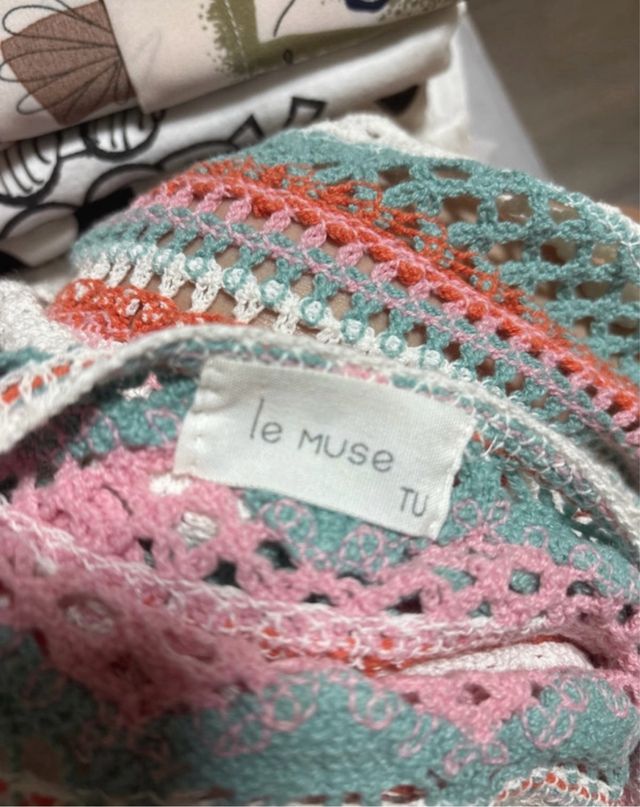 Top Crochet Multicolor