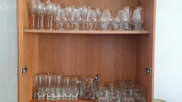Cristalería completa de vidrio