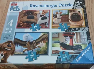Puzzles Mascotas 4 en 1