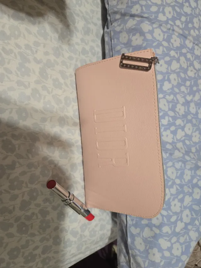 Labial Dior Brillante + Neceser Rosa