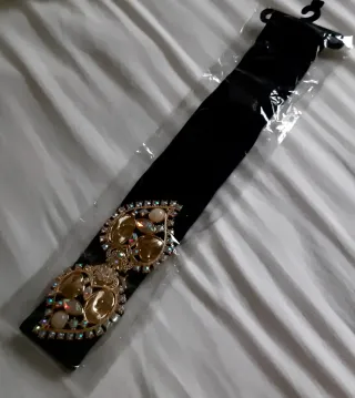 Cinto elástico largo - Coração de Viana