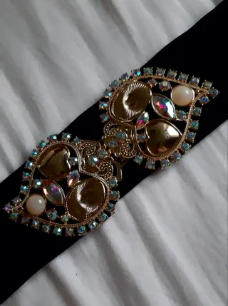 Cinto elástico largo - Coração de Viana