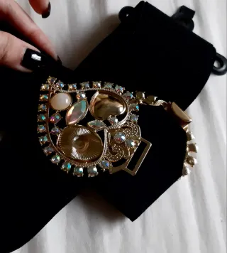 Cinto elástico largo - Coração de Viana