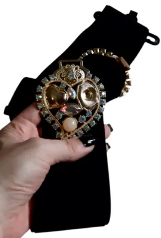 Cinto elástico largo - Coração de Viana