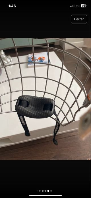 Casco de Hockey Bauer con Rejilla