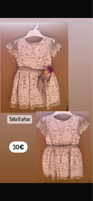 Vestido de encaje talla 6 años
marta À marte