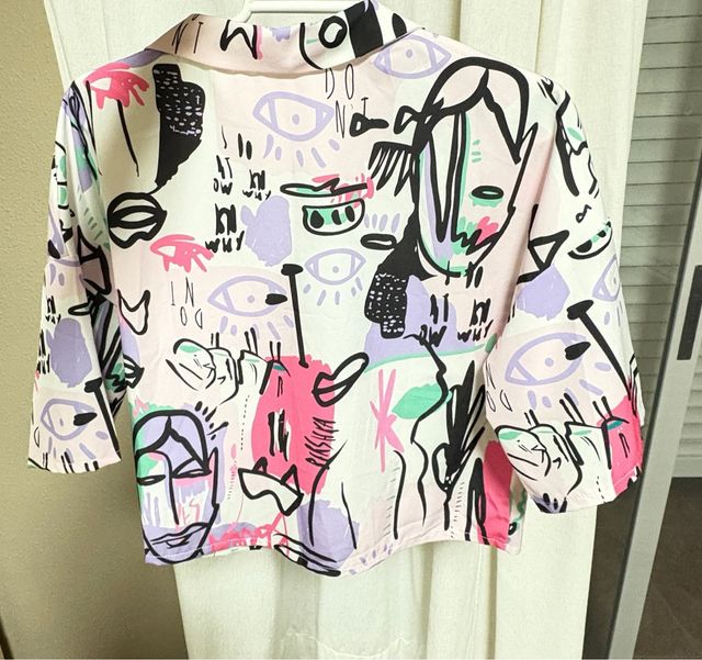 Camisa SHEIN multicolor talla M