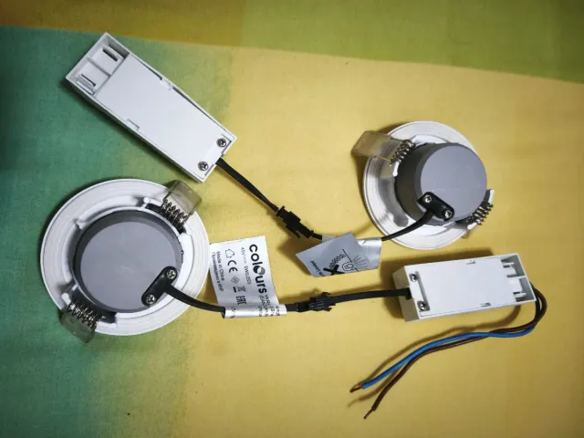 2 Focos LED Empotrables 5W IP65