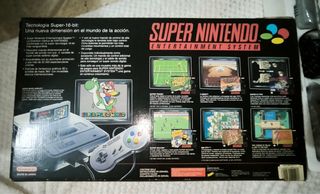 Super Nintendo Pack con Mario World y SFII