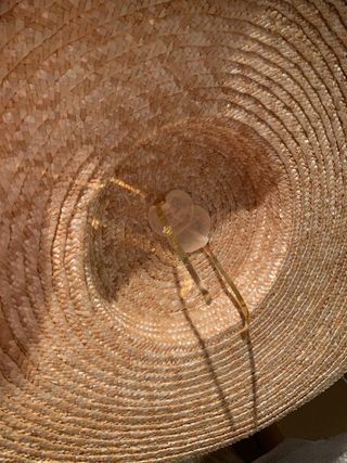 Pamela de boda beige y marrón