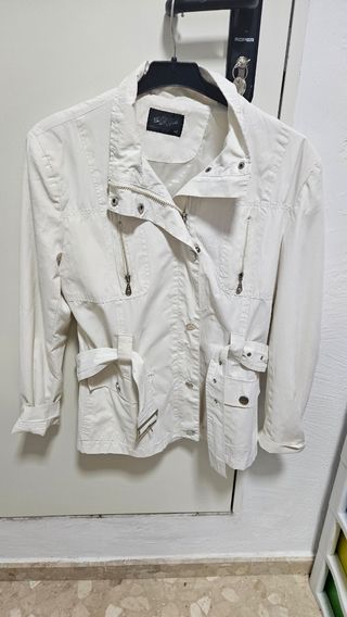 Chaqueta blanca vintage Talla M