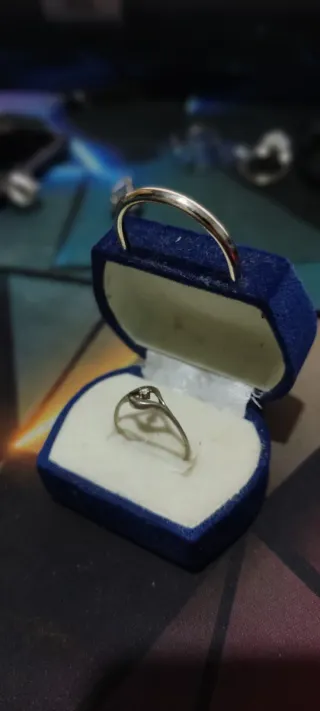 Anillo plata con piedra