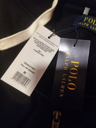Sudadera Polo Ralph Lauren Negra con Cremallera