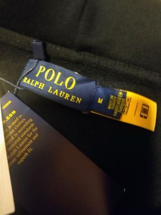 Sudadera Polo Ralph Lauren Negra con Cremallera