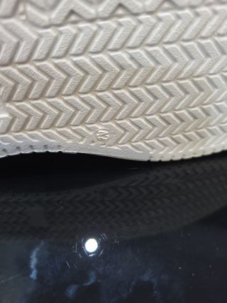 Zapatos de lona hombre azul y blanco