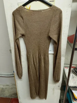 Abito Zara Lurex Dorato Taglia M