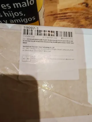 Manetas freno/embrague moto nuevas regulables