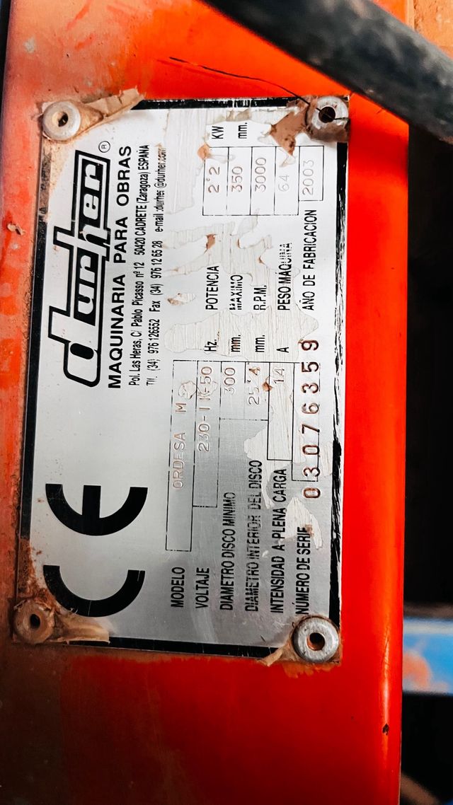 Cortadora de azulejos Durher